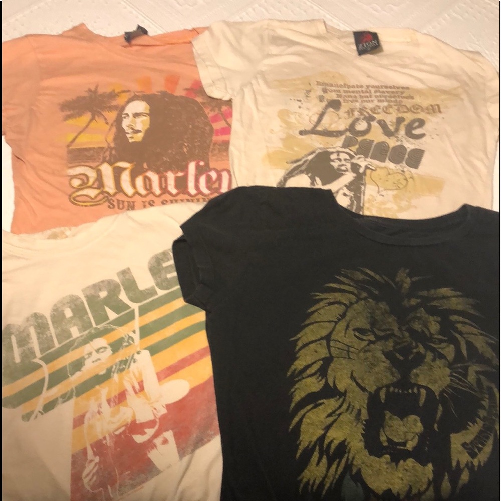 Vintage Bob Marley shirts